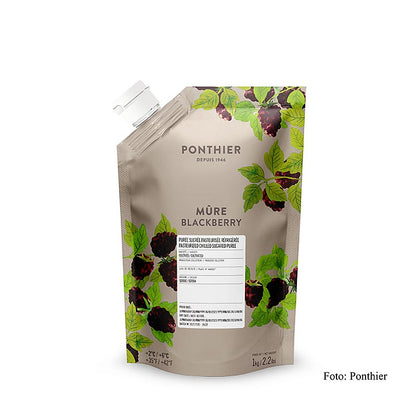 Purée - Mûre, avec sucre, 1 kg
