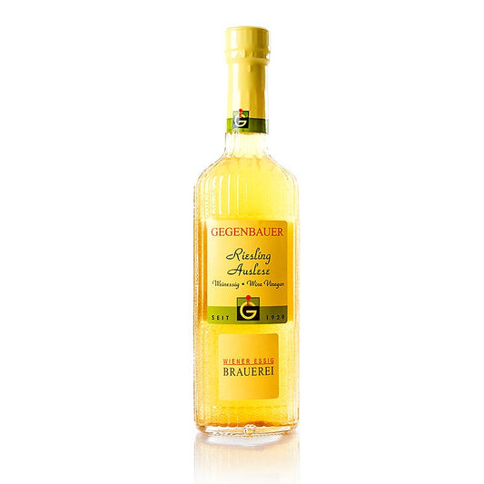 Weinessig Riesling Auslese, 6% Säure, 250 ml - Hochwertiger Fruchtessig mit natürlicher Säure und Restzucker, ohne Zusätze oder Verdünnung