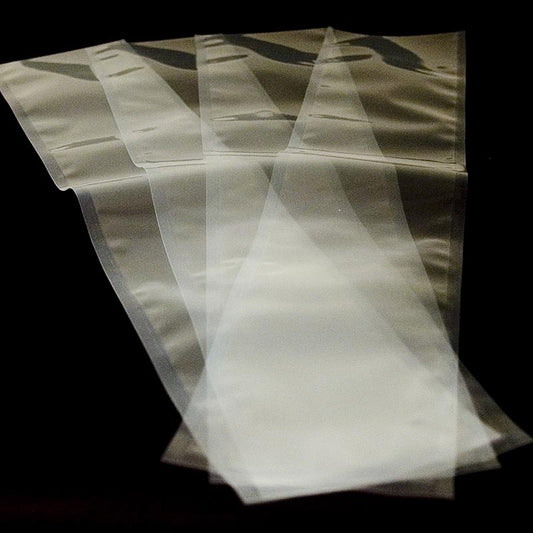 Vakuum Siegelrand-Beutel, 120mm x 550mm, glatt, 100 St, geeignet nur für Vakuumierer mit Kammer