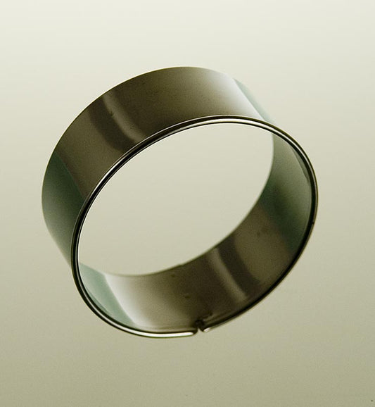 Ausstechform aus rostfreiem Edelstahl, glatt, ø 6cm, 2,5cm hoch, 0,3mm stark, spülmaschinenfest