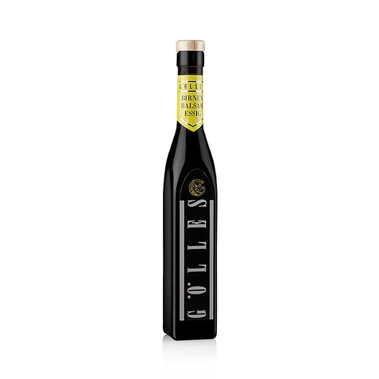 Balsam Birnen Essig mit opulenter Fruchtigkeit und perfekter Geschmacksharmonie geeignet für Salate und Käse