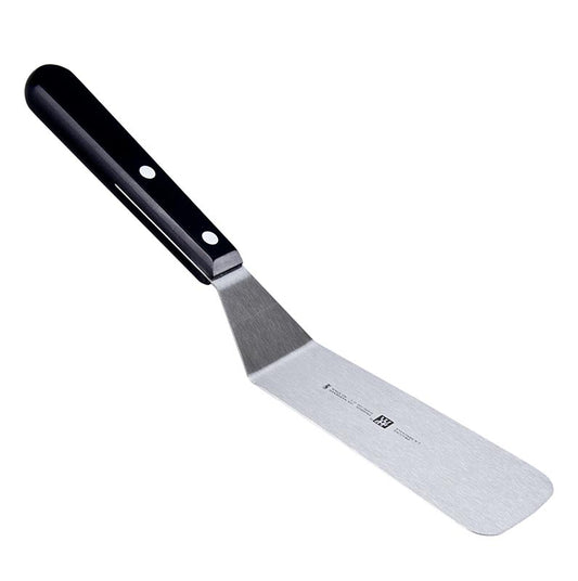 Winkelpalette aus Edelstahl, 13cm lang, 1 St - Vielseitiges Kochwerkzeug zum Verstreichen von Füllungen und Cremes und zum Wenden von Omelettes und Pfannkuchen in der Pfanne