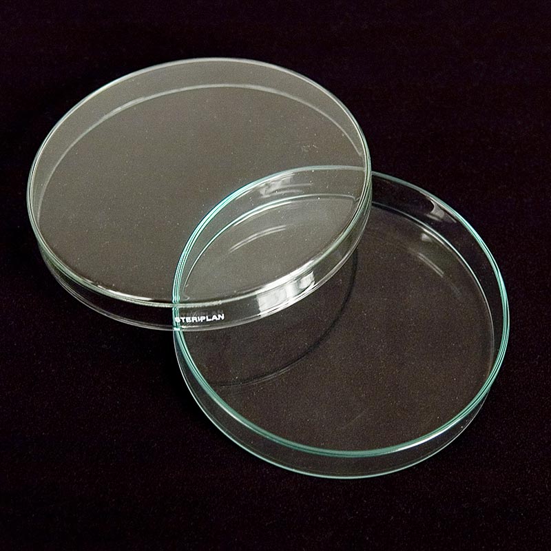 Boîtes de Pétri Bocal, ø 12 cm avec couvercle, 1 pièce
