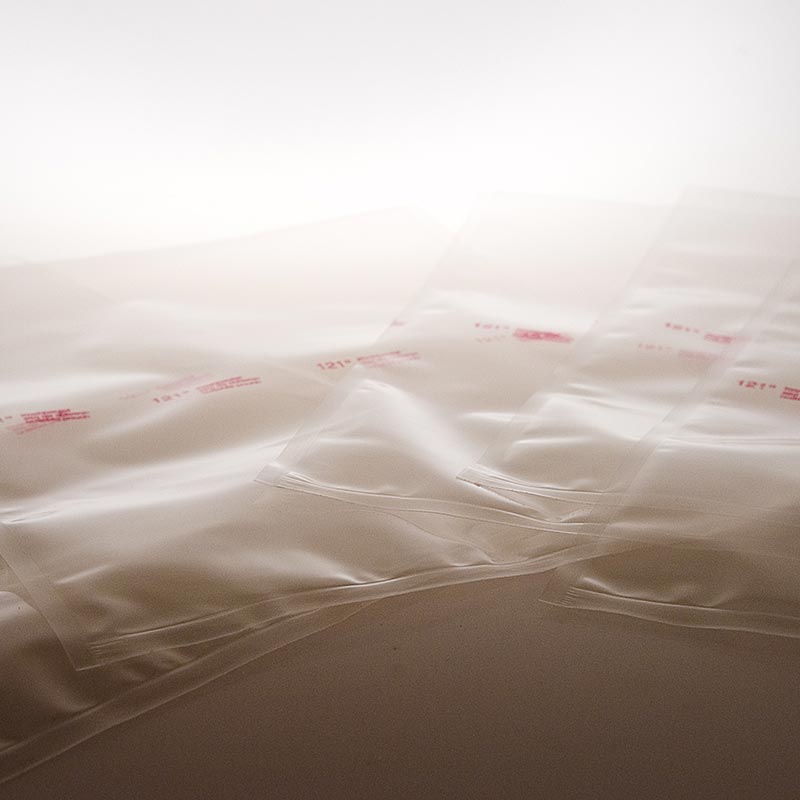 Sachet sous vide, résistant à la cuisson jusqu'à 121 °C, 300 x 400 mm, lisse, pour la cuisson sous vide, 100 pièces
