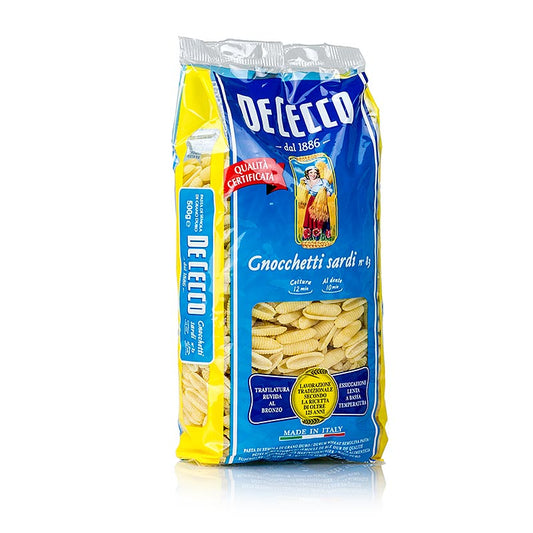 De Cecco Gnocchetti sardi, No83, 500 g - spindelförmige Pastasorte, perfekt mit Ricotta oder Pecorino-Käse oder Tomaten- oder Fleischsoßen