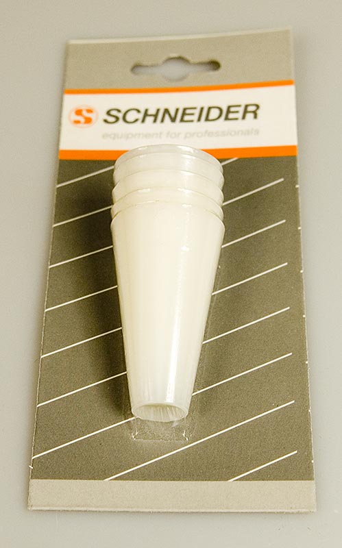 Jeu de douilles pour poche à douille, trou, en plastique, 6 pcs.