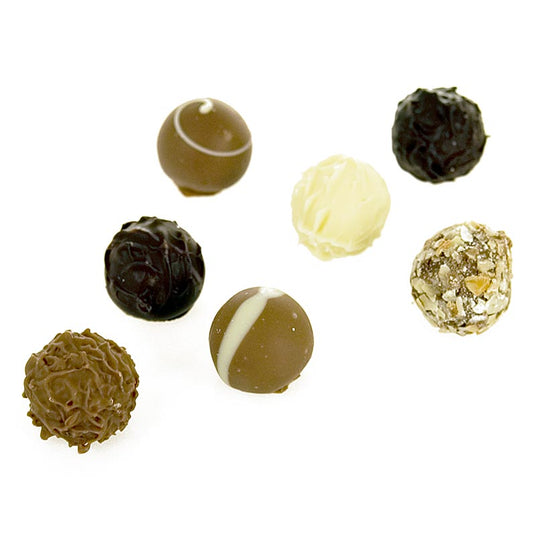 Cioccolatini al tartufo - assortimento, con alcol, 7 varietà, Peters, 1,8 kg, circa 140 pezzi