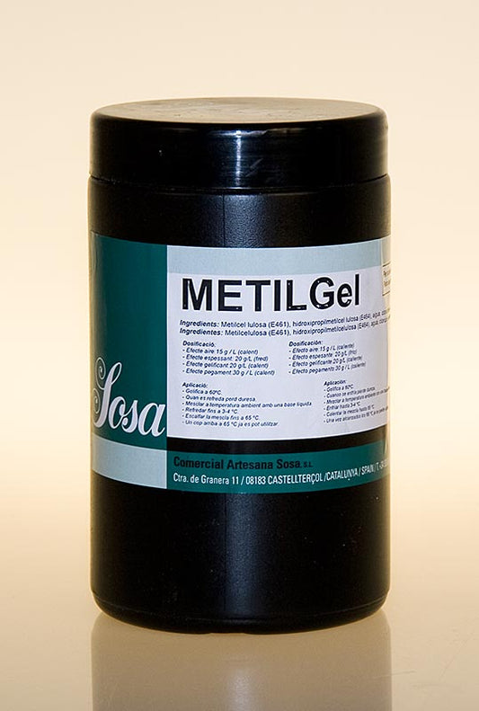 Metilgel (Methylcellulose), E 461, 300 g - Vielseitiges Verdickungsmittel und Bindemittel für kulinarische Anwendungen