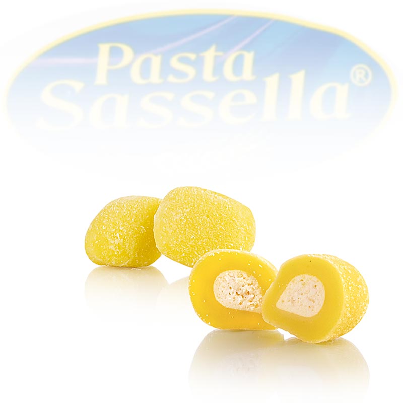 Gnocchi mit Käsefüllung mit Ricotta, Sassella, 500 g - köstliche italienische Teigwaren gefüllt mit cremigem Ricotta-Käse, perfekt für ein leckeres Abendessen zu Hause