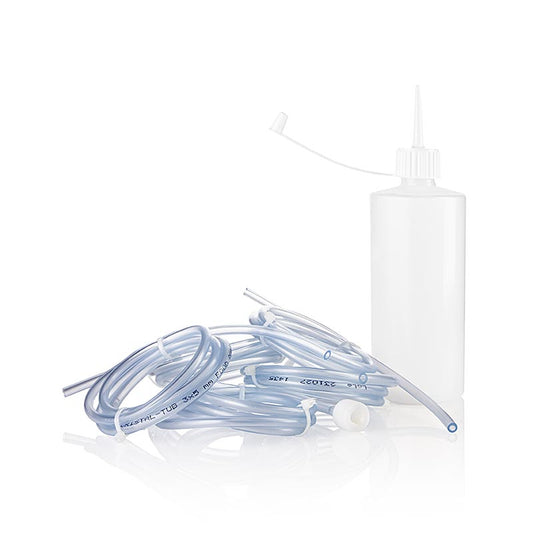 Kit di spaghetti, flacone e 5 tubi da 1 m, adattatore per spruzzatore Espuma, 7 pezzi.