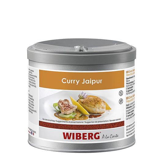 Wiberg Curry Jaipur Style, kräftig rot, 250 g - würzige Mischung aus Bockshornklee, Kreuzkümmel, Ingwer und Chili, perfekt für Schmorgerichte und kurzgebratenes Fleisch