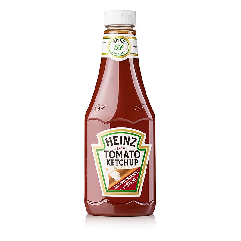 Heinz Tomatenketchup, 875 ml Flasche, hergestellt aus reifen Tomaten für einen reichen, süßen Geschmack und ideal für den regelmäßigen Gebrauch in der Küche