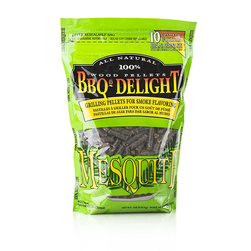 Grill BBQ - Pellet per affumicatura a base di legno di mesquite, 450 g