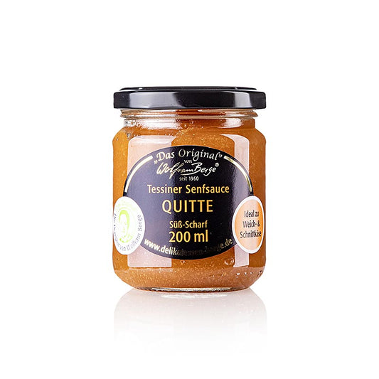 Salsa originale ticinese di mele cotogne e senape, Wolfram Berge, 200 ml