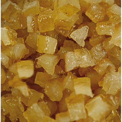 Citronat-Succade, scorza di limone candita, tagliata a dadini, 6 mm, Corsiglia Facor, 2,5 kg