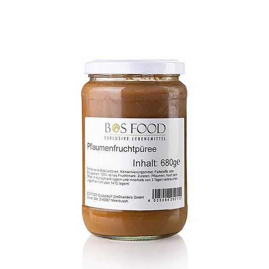 Purée/marque de fabrique - prune, finement passée, 680 g