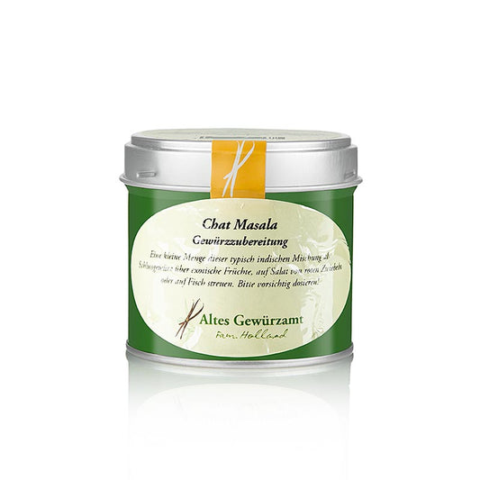 Chat Masala Gewürzzubereitung von Altes Gewürzamt, 80 g, ideal zum Würzen von exotischen Früchten, roten Zwiebelsalat und Fisch