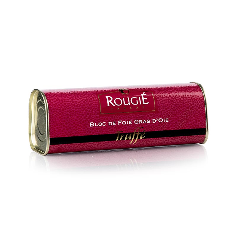 Rougie - Gänsestopfleberblock, 3% Trüffel, Foie Gras, Trapez, Rougié, 310 g