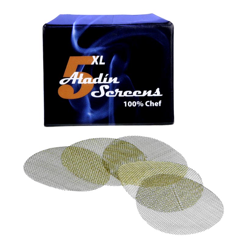 Räucher-Siebe XL für Räucherpfeife Super-Aladin-Profi, ø 25mm, 5 St - Zubehör für das Räuchergerät Super Aladin & Aladin 007, Durchmesser 25mm