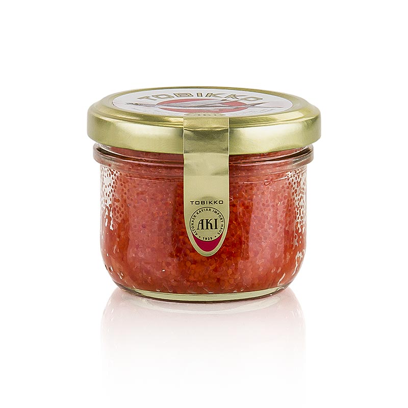AKI - Tobiko originale - Uova di pesce volante, arancione, 90 g
