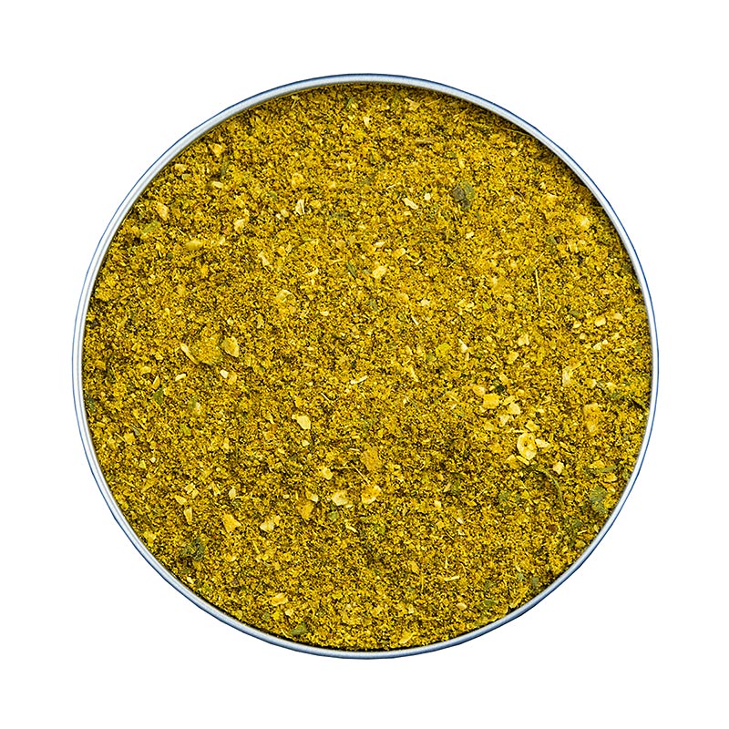 Masoor Dal Masala, Altes Gewürzamt, 80 g - Eine Mischung aus Zwiebeln, Kurkuma, Knoblauch, Korianderkörnern und anderen Gewürzen, ideal für Hülsenfrüchtegerichte Rezept für grüne Linsen mit Masoor Dal Masala, Geflügel- oder Gemüsebrühe, Limettensaft und gebräunter Butter