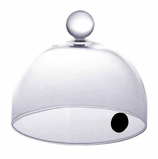 Räucher-Glasglocke Rubi mit Ventil, Ø 13cm, für Super-Aladin-Profi, 1 St - Produktfoto der Aladin Glassglocke Rubi mit Ventil, 13 cm Durchmesser, 8,5 cm Höhe, für Räucher-Super Aladin Profi, 100 % Chef-Qualität