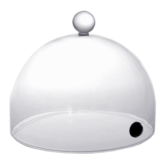 Räucher-Glasglocke Rubi mit Ventil, 18cm Durchmesser, 14cm Höhe, für Super-Aladin-Profi