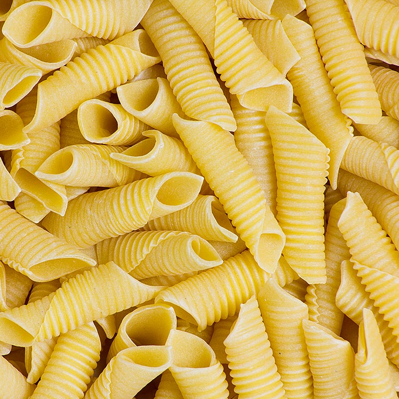 De Cecco Garganelli mit Ei, No115, 5 kg, 20 x 250g - Kurze, gerillte Makkaroni mit schrägen spitzen Enden, perfekt für Kaninchensauce oder Bauchspeck und Erbsen