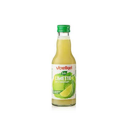 Voelkel - Jus de citron vert, 100 % pur jus, sans sucre ajouté, BIO, 200 ml