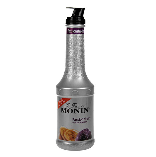 Monin Fruchtpüreemix - Passionsfrucht, gezuckert, 1 l - mit speziellem Ausgießer für komfortables, zuverlässiges und sauberes Handling