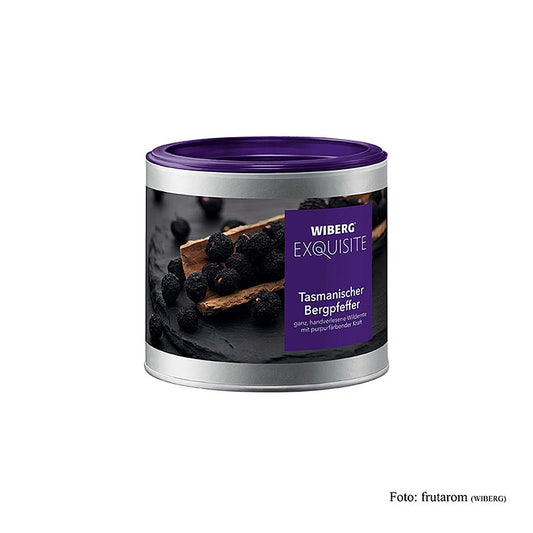 Wiberg Tasmanischer Bergpfeffer, ganz, 200 g - Exquisites Gewürz mit würzig-fruchtigem Aroma, scharfem pfeffrigen Geschmack und feiner Baumpilznote, ideal für Fleisch-, Wild- und Gemüsegerichte