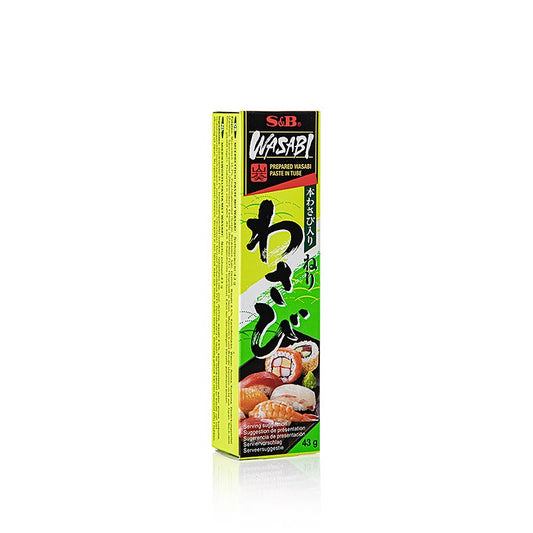 Wasabi-Paste mit echtem Wasabi, scharfer Geschmack, traditionelle Würze für Sushi