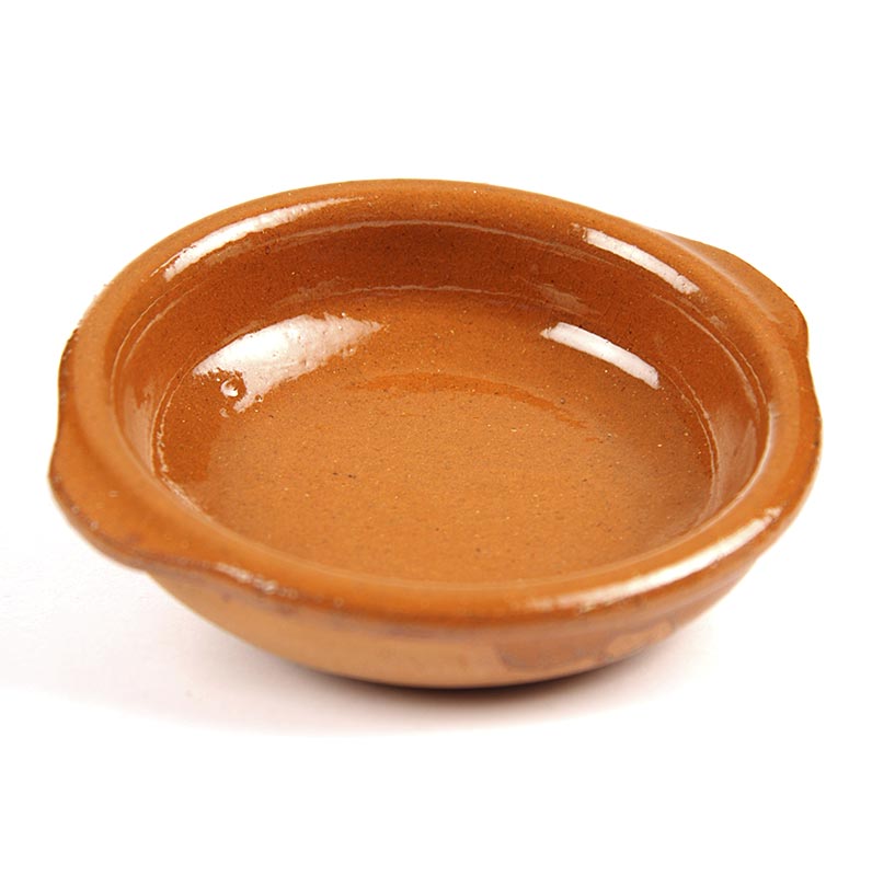 Tonschale - Cazuela, braun, glasiert, handgefertigt, Durchmesser 8cm, ideal für kleine Gerichte oder als Servierschale, langlebig und wärmebeständig, in der Schweiz kaufen