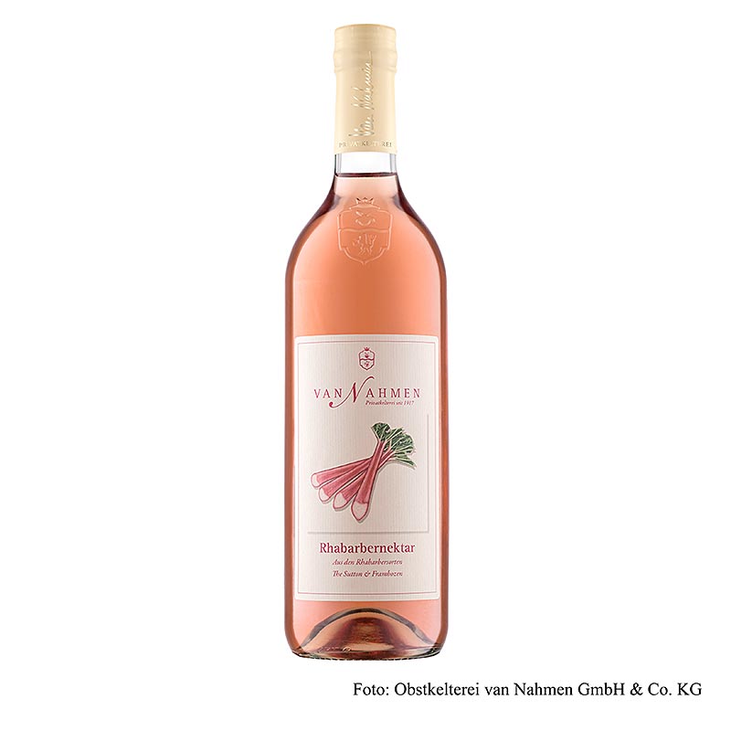 van Nahmen - Framboozen nectar de rhubarbe, 70% pur jus, 750 ml