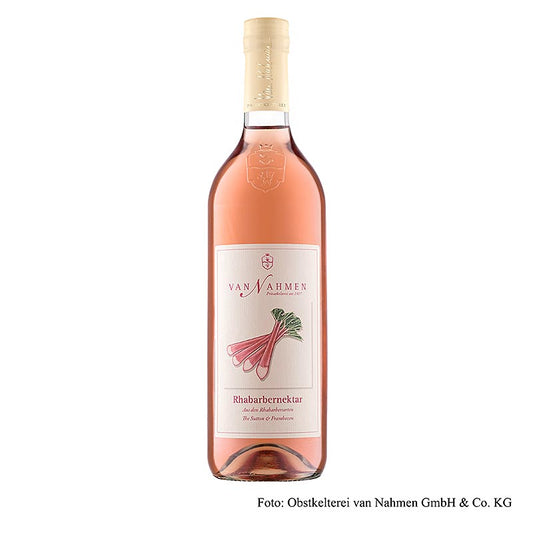 van Nahmen - Framboozen nectar de rhubarbe, 70% pur jus, 750 ml