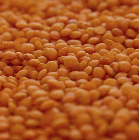 Rote Bio-Linsen, reich an Proteinen und Ballaststoffen, ideal für Suppen und Eintöpfe Kaufen Sie 1 kg in der Schweiz