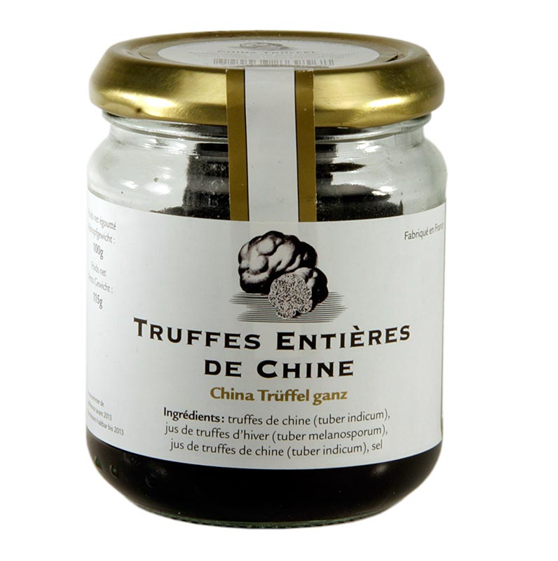 Ganze Asia Trüffel in Wintertrüffelsaft von Gaillard, ideal für Terrinen und Saucen