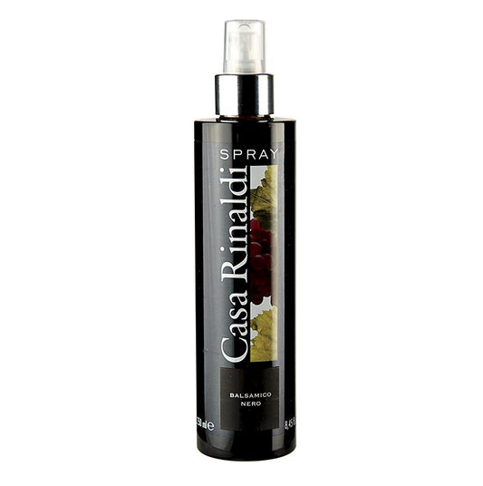Aceto Balsamico Casa Rinaldi im Zerstäuber, 250 ml: Praktische Sprayflasche für tägliche Küche, zum Würzen von Salaten, Gemüse, Fleisch und Käse