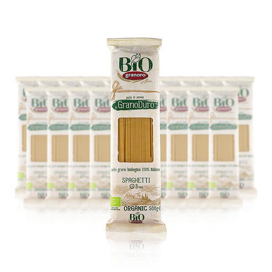 Pasta Granoro, Spaghetti Vermicelloni No.12, 2mm, BIO, 10 kg, 20 x 500g