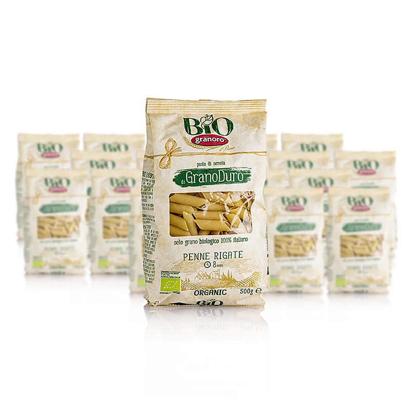 Pasta Granoro, Pennee Rigati No. 43, BIO, 10 kg, 20 x 500g