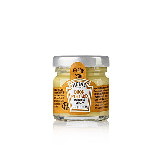 Heinz - Moutarde de Dijon, fine, petits pots individuels, 33 ml