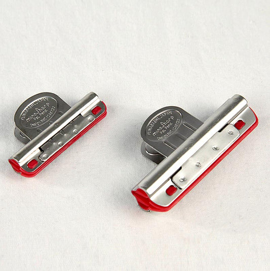 Set di strumenti di affilatura Mino Sharp, con morsetto, per coltelli piccoli e grandi, 2 pezzi.