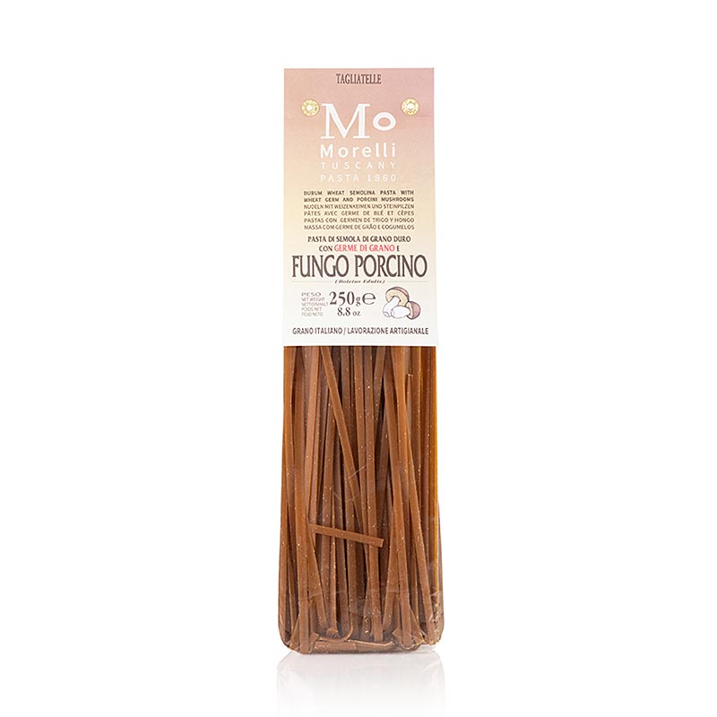 Morelli 1860 Tagliatelle ai porcini, con funghi porcini e germe di grano, 250 g