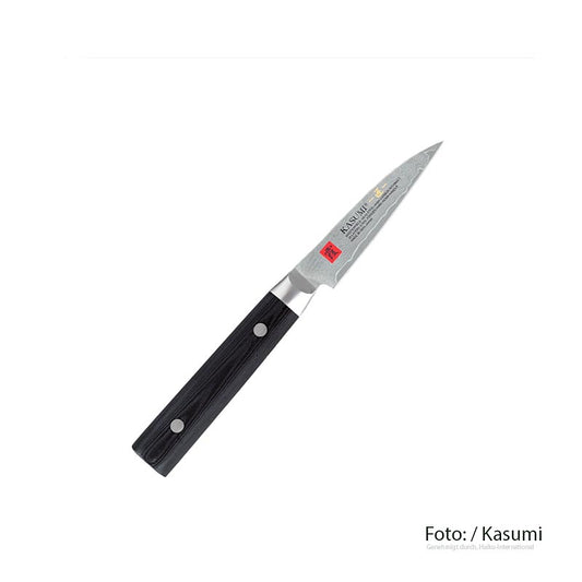 Coltello da sbucciatura Kasumi MP-01 Masterpiece in acciaio damascato, 8 cm, 1 pz.