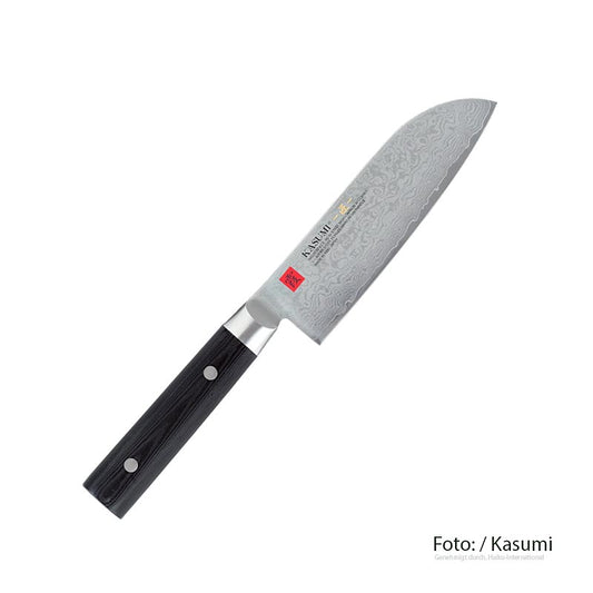 Kasumi MP-04 Masterpiece Santoku in acciaio damascato, 13 cm, 1 pezzo