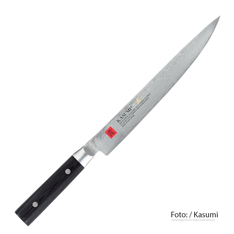 Coltello da carne Kasumi MP-09 Masterpiece in acciaio damascato, 24 cm, 1 pz.