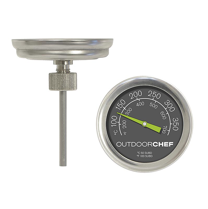 Accessoires Outdoorchef- Indicateur de température/thermomètre de couvercle, pour grils sphériques, 1 pièce
