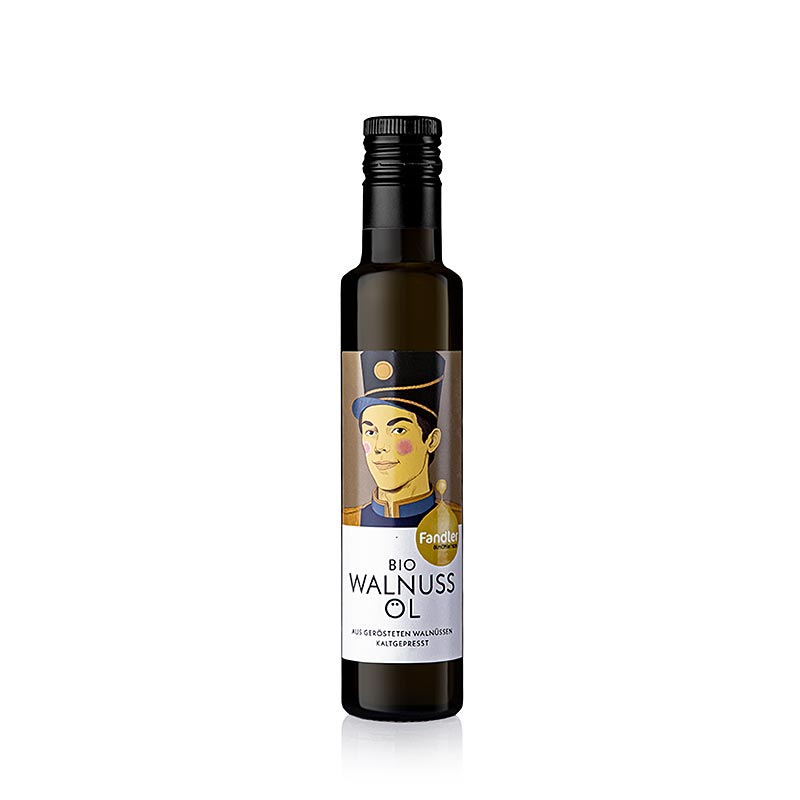 Kaltgepresstes BIO-Walnussöl von Fandler, 250 ml - eine Wohltat für Gaumen und Nerven, intensiv nussiger Geschmack