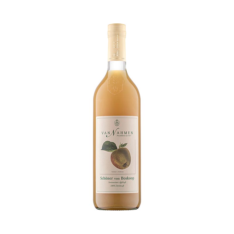 German

Van Nahmen - Boskoop Apfelsaft, 100% Direktsaft, 750 ml - Ein köstlicher und natürlicher Apfelsaft aus Boskoop-Äpfeln in einer praktischen 750 ml Flasche