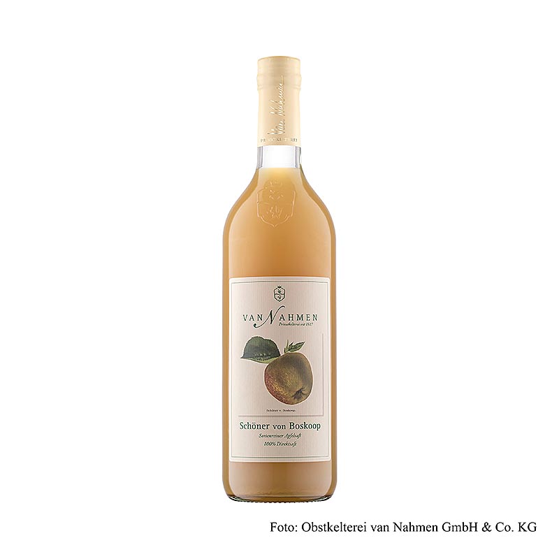 van Nahmen - Jus de pomme Boskoop, 100% pur jus, 750 ml